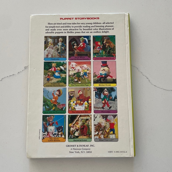 1970 Vintage Pinocchio: A Puppet Storybook | Hardcover | Grosset & Dunlap - Picture 4 of 5